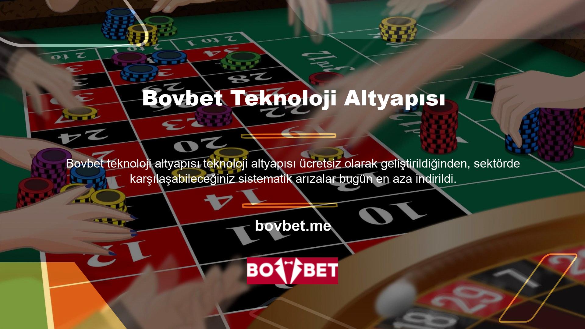 Aslında, müşteri odaklı çalışma yapısı ve kişiselleştirilmiş hizmet konsepti ile Bovbet olası teknik sorunlar dışında ciddi bir şikayet almamıştır